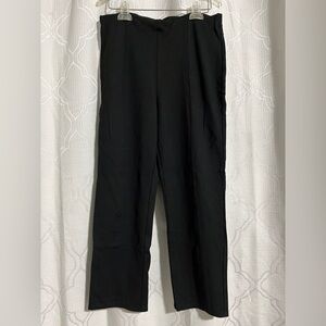 Halara Classic Black Straight-Leg Pants ~ Size Large